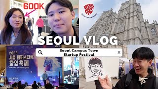 Meeting Korean Startups and Entrepreneurs Seoul Campus Town Startup Festival [upl. by Saraiya]