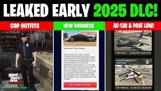 LEAKED UPCOMING GTA ONLINE DLC  New AC130 Heist New Police Cars Christmas Events amp MORE [upl. by Marijo]