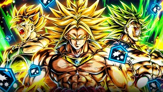 DOUBLE BROLY CRIT BUFFED BY SSJ BARDOCK ONE SHOTS LEFT AND RIGHT  Dragon Ball Legends [upl. by Roberts]