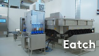 Eatch  Worlds First Robotic Kitchen for Largescale Cooking  Up to 5000 meals per day [upl. by Orgell]