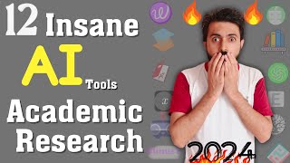 2024 Twelve Best free AI tools for Academic Research  Latest AI tools  AI for researchers [upl. by Zack443]