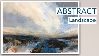 SEMI ABSTRACT Landscape Painting Demonstration  Acrylics [upl. by Nomled30]