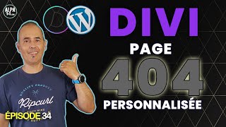 Créer une page derreur 404 personnalisée  Tutoriel WordPress Divi [upl. by Yrrad]