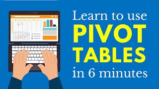 Learn Pivot Tables in 6 Minutes Microsoft Excel [upl. by Dnomasor237]