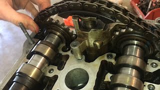 “aligning” CAMSHAFTS 18t volkswagen audi chain tensioner cabs torque specs [upl. by Ilse775]