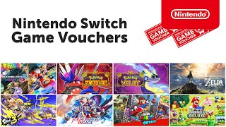 Nintendo Switch Game Vouchers – Overview Trailer [upl. by Sakram76]