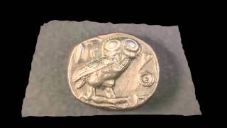 Athenian Owl Tetradrachm 3D Simulation [upl. by Ylehsa811]