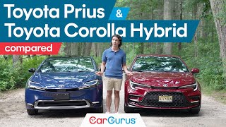 Toyota Corolla Hybrid vs Toyota Prius [upl. by Nilrem]