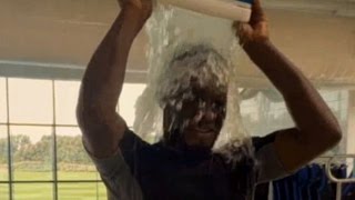 Christian Benteke Takes On The ALS Ice Bucket Challenge [upl. by Zaneski]