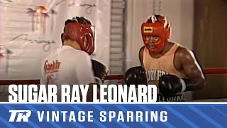 Sugar Ray Leonard Legendary Sparring Footage From 1989 [upl. by Keyte]