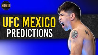 UFC MEXICO PREDICTIONS  FULL CARD BREAKDOWN [upl. by Hemphill]