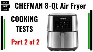 Part 2 of 2 Air Frying with Brooklyn with the Chefman Airfryer 8Qt [upl. by Eden]