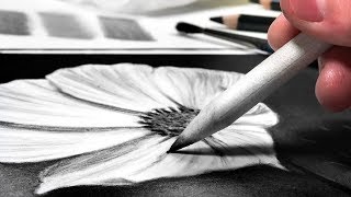 HOW TO BLEND CHARCOAL DRAWINGS  4 EASY WAYS [upl. by Eimaraj]