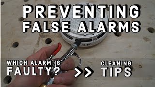 Cleaning Smoke Alarms  Identifying a BAD Detector  Preventing False Alarms [upl. by Sixel]