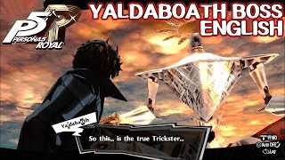 Yaldabaoth Boss Fight  Persona 5 Royal [upl. by Matthew]