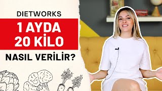 1 AYDA 20 KİLO VERMEK DİYETİSYEN TAVSİYELERİ [upl. by Eiluj]