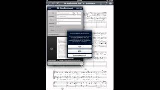 forScore Tutorial Bookmark Basics [upl. by Yriek]