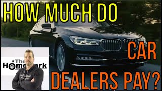 HOW MUCH DO NEW CAR DEALERS PAY for CARS TRUCKS SUVs 2023 MSRP The Homework Guy Kevin Hunter [upl. by Thurmond860]