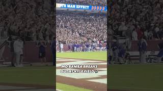 Mo Bamba chant at Kyle Field 🍿 lsufootball texasaggies [upl. by Anaujait]