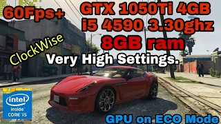 GTA V  Gameplay  GTX 1050 Ti 4GB  i5 4590  1080p [upl. by Hultgren]