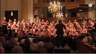 Chr mannenkoor EILAND URK zingt in Elburg [upl. by Yerd]