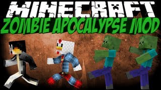 Zombie Apocalypse Mod Minecraft Better Zombies Mod Showcase [upl. by Aoht]