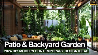 2024 DIY Modern Patio amp Backyard Garden Designs Build Your Dream Outdoor Living Space [upl. by Inga229]