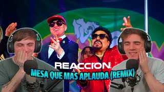 REACCION 🇲🇽 Mesa Que Más Aplauda Remix  Clímax Dani Flow Official Video [upl. by Keeler]