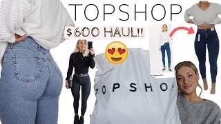 TOPSHOP JEANS TRYON HAUL  OMG YOU NEED THESE  AD [upl. by Eillim]