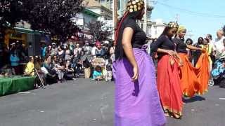 Sudanese Dance at 19th and Mission Part Two [upl. by Sherr75]