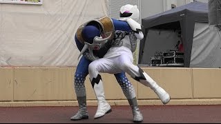 動物戦隊ジュウオウジャーショー アムVSセラ Doubutsu sentai zyuohger Power Rangers [upl. by Enwahs704]