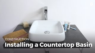 Learn Installing a Countertop Sink  DIY Projects [upl. by Eillah]