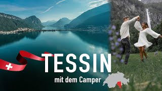 Luganer See mit dem Camper  Tessin Camper Tour 2021 [upl. by Naihtsirc827]