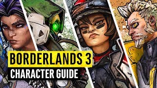 Borderlands 3  Which Vault Hunter should you choose Character Guide [upl. by Melania157]