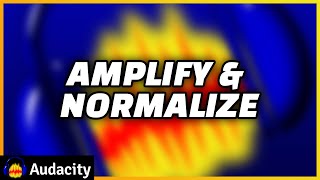 How to Edit a Podcast in Audacity  Amplify amp Normalize [upl. by Zindman]