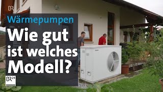 Wärmepumpen im Test So schneiden unterschiedliche Modelle ab  mehrwert  BR24 [upl. by Akemehc]