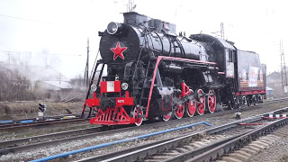 How Russian locomotive class L works Как работает паровоз серии quotЛquot [upl. by Eisaj]