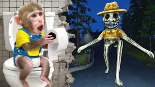 KiKi Monkey go to the toilet with Duckling amp play Realistic Zoonomaly Game after  KUDO ANIMAL KIKI [upl. by Jonathan]