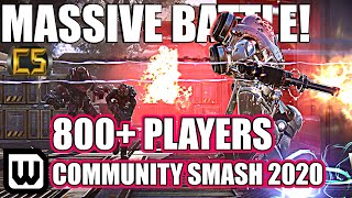 PLANETSIDE 2 MASSIVE BATTLE 800 Players  Community Smash 2020 [upl. by Enimsaj]