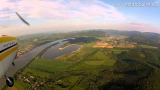 Bell 206 JetRanger take off and low pass at Budaörs airfield [upl. by Miranda841]