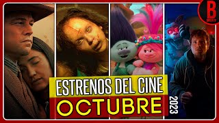 ESTRENOS del CINE OCTUBRE 2023  Películas que se Estrenan en Octubre 2023 [upl. by Eyak753]