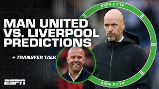 Manchester United vs Liverpool PREDICTIONS  Transfer Deadline Review 👀  ESPN FC [upl. by Kcirdde]