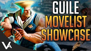 STREET FIGHTER 6 Guile Move List All Normals Specials amp Supers Closed Beta [upl. by Quillon]