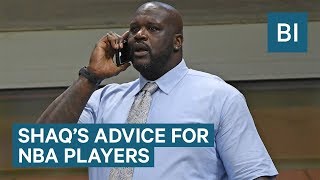 Shaq Gives Simple Financial Advice To NBA Players [upl. by Eixel228]