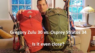 Osprey Stratos 34 vs Gregory Zulu 30  Is It Even Close [upl. by Adeline]