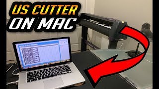 USING A US CUTTER VINYL PLOTTER ON A MAC [upl. by Wolff735]