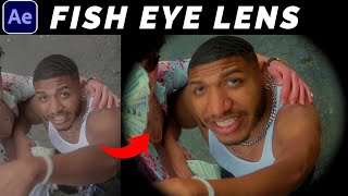 Fish Eye Lens Effect  After Effects Tutorial [upl. by Atis]