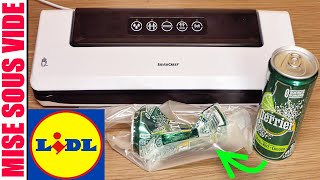 appareil de mise sous vide LIDL SILVERCREST SV 125 B2 KAT 125w Vacuum Sealer Vakuumierer [upl. by Nisay]