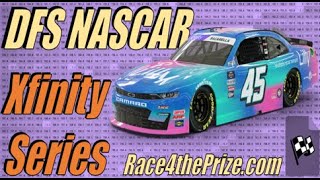 NASCAR DFS Saturday Show  Martinsville Xfinity Series Picks and Bets  2024 DraftKings [upl. by Bernard]