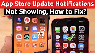 App Store Notifications NOT SHOWING in iPhone and iPad How to Fix [upl. by Ermina29]